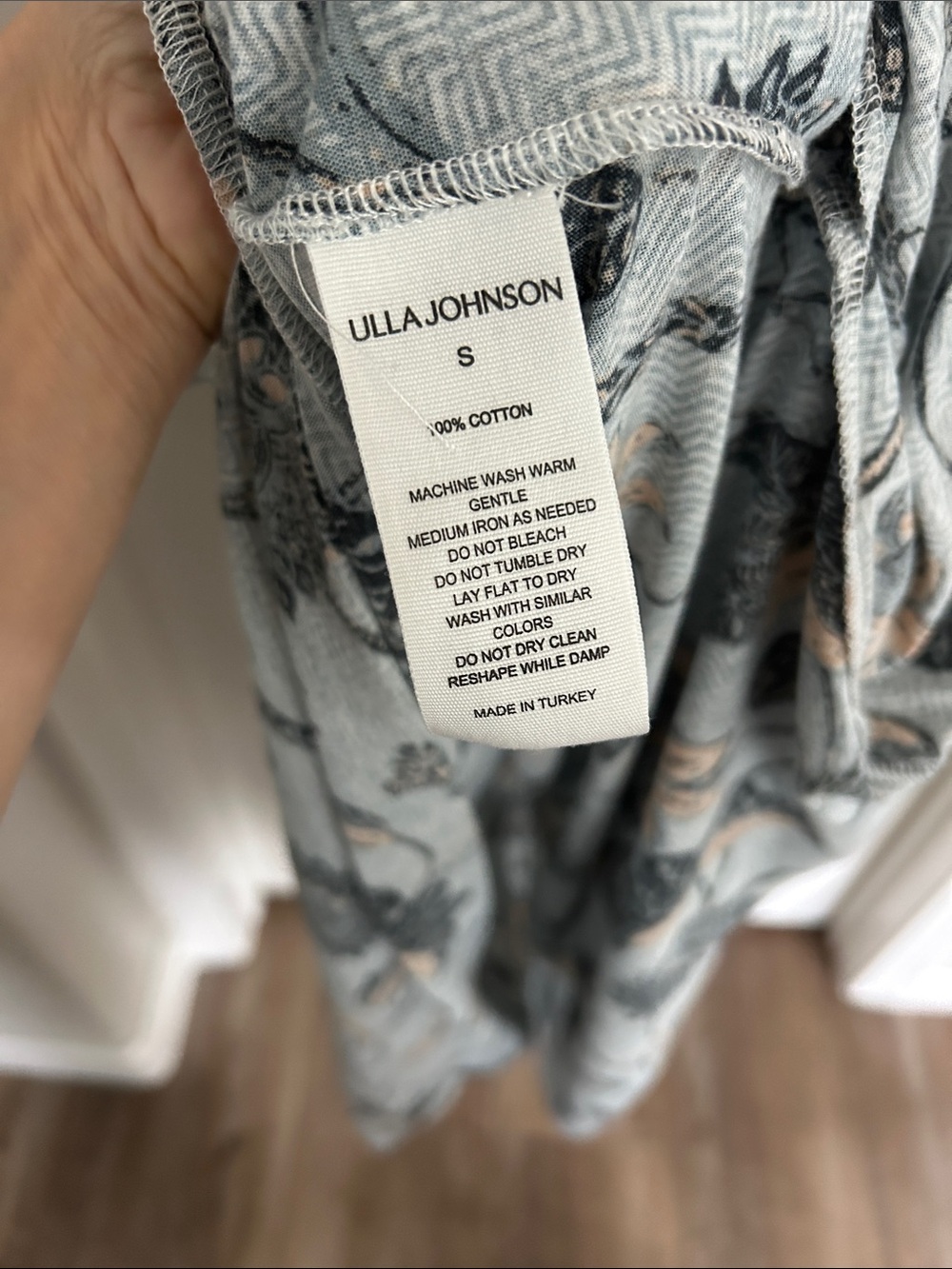 Ulla Johnson Floral dress stretchy with pockets new small - Picture 4 of 4